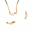 14KT (585) Yellow Gold Mangalsutra (Artificial Beaded) for Women