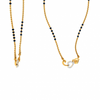 14KT (585) Yellow Gold Mangalsutra (Artificial Beaded) for Women