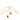 14k Gold Flame Pendant Necklace with gold design