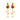 14K Gold Earrings With Flame Design