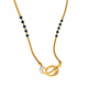 14KT (585) Yellow Gold Mangalsutra (Artificial Beaded) for Women