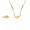 14KT (585) Yellow Gold Mangalsutra (Artificial Beaded) for Women