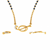 14KT (585) Yellow Gold Mangalsutra (Artificial Beaded) for Women