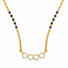 14KT (585) Yellow Gold Mangalsutra (Artificial Beaded) for Women