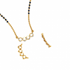 14KT (585) Yellow Gold Mangalsutra (Artificial Beaded) for Women