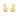 14K Gold Melodic Stud Earrings With A Musical Note Design