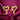 Whimsical Heart Stud Earrings In 14K Gold