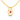 14K Gold Pendant (Without Chain) Abstract Spiral Design With Stone In The Centre