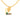 14K Gold Pendant (Without Chain) With Encased Leaf Design And Stone Accent