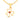14K Gold Pendant (Without Chain) With Three Leaf Clover Design And Stone In The Centre