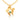 14K Gold Pendant (Without Chain) Fish Design With Stone Accent
