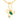14K Gold Pendant (Without Chain) Butterfly Loop Design With Stone In The Centre