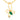 14K Gold Pendant (Without Chain) Butterfly Loop Design With Stone In The Centre