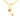 14K Gold Pendant (without chain) Infinity Design And Studded Stone For Women