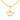 14K Gold Pendant (Without Chain) With Ginkgo Leaf Design