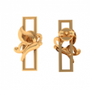 14KT (585) Yellow Gold Stud Earrings for Women