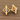 GeoSpark 14KT (585) Yellow Gold & Certified Natural Diamond Stud Earrings