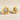 BloomAura 14KT (585) Yellow Gold & Certified Natural Diamond Stud Earrings