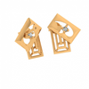 14KT (585) Yellow Gold Stud Earrings for Women