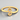 Florette Charm 14KT (585) Yellow Gold and Diamond Ring for Women