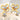 FloraCharm 14KT (585) Yellow Gold and Certified Natural Diamond Stud Earrings