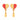 14KT (585) BIS Hallmark Gold Dual-Tone Heart Drop Earrings for Women