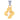 14 KT Gold & Certified Diamond Bolt Trio Pendant (without chain) for Women