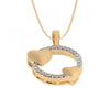 14KT (585) Yellow Gold Pendant for Women