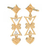 14KT (585) Yellow Gold Earring for Women