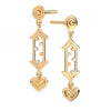 14KT (585) Yellow Gold Earring for Women