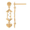 14KT (585) Yellow Gold Earring for Women