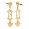 14KT (585) Yellow Gold Earring for Women