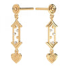 14KT (585) Yellow Gold Earring for Women