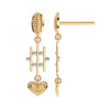 14KT (585) Yellow Gold Earring for Women