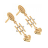 14KT (585) Yellow Gold Earring for Women