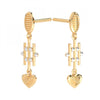 14KT (585) Yellow Gold Earring for Women