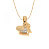 14KT (585) Yellow Gold Pendant for Women