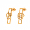 14KT (585) Yellow Gold Stud Earrings for Women