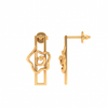 14KT (585) Yellow Gold Stud Earrings for Women