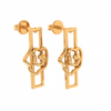 14KT (585) Yellow Gold Stud Earrings for Women