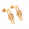 14KT (585) Yellow Gold Stud Earrings for Women