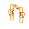 14KT (585) Yellow Gold Stud Earrings for Women