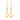 14KT Edge Geometric Gold Drop Earrings – Modern Angular Cut Design