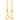 14KT Loop Drop Gold Earrings – Sleek Teardrop Curve Design