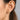 14KT Bloom Frame Gold Stud Earrings – Floral Square Design