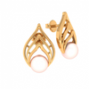 14KT (585) Yellow Gold Stud Earrings for Women