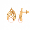 14KT (585) Yellow Gold Stud Earrings for Women