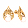 14KT (585) Yellow Gold Stud Earrings for Women