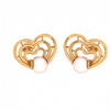 14KT (585) Yellow Gold Stud Earrings for Women