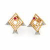 14KT (585) Yellow Gold Stud Earrings for Women